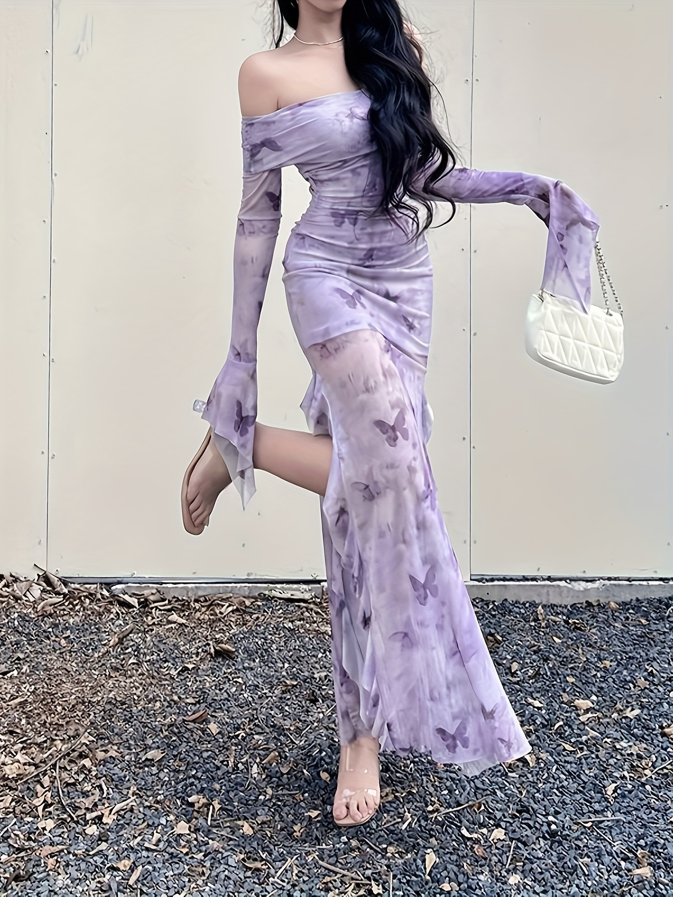 green emerald velvet dress Fairy Blossom Gown Teuta Matoshi