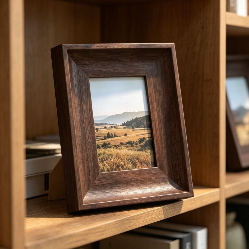 1pc Photo Frame, Suitable for 4x6 / 5x7 / 6x8 Photo Display, Light Luxury Couple Wedding Photo Frame for Living Room, Kitchen, Office, Bedroom, High-End Creative Photo Frame Decoration