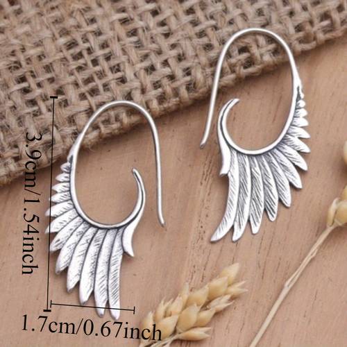 2pcs fashion exquisite wing earrings earrings men women earrings jewelry birthday party anniversary