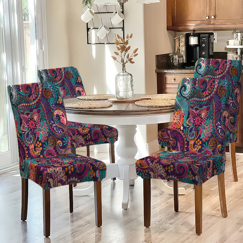 Shabby Chic Bohemian Chair Covers Office Chair Cover Boho Floral