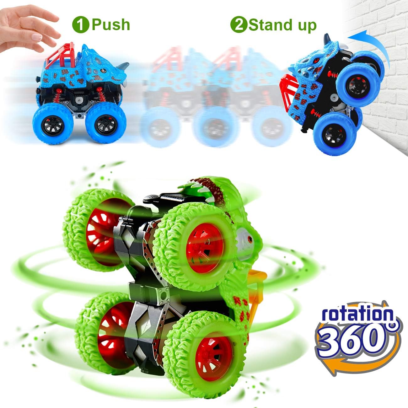 Dinosaur Push & Pull Friction Powered Toy