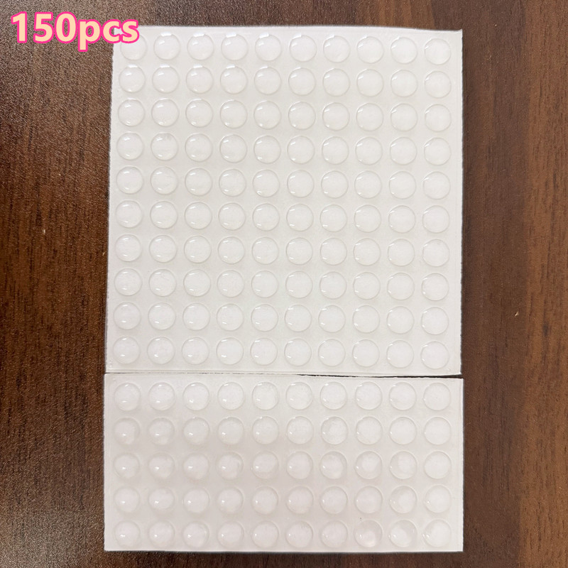 TEMU 150 piezas de almohadillas protectoras silenciosas autoadhesivas transparentes, separadores antideslizantes resistentes al y amortiguadores de