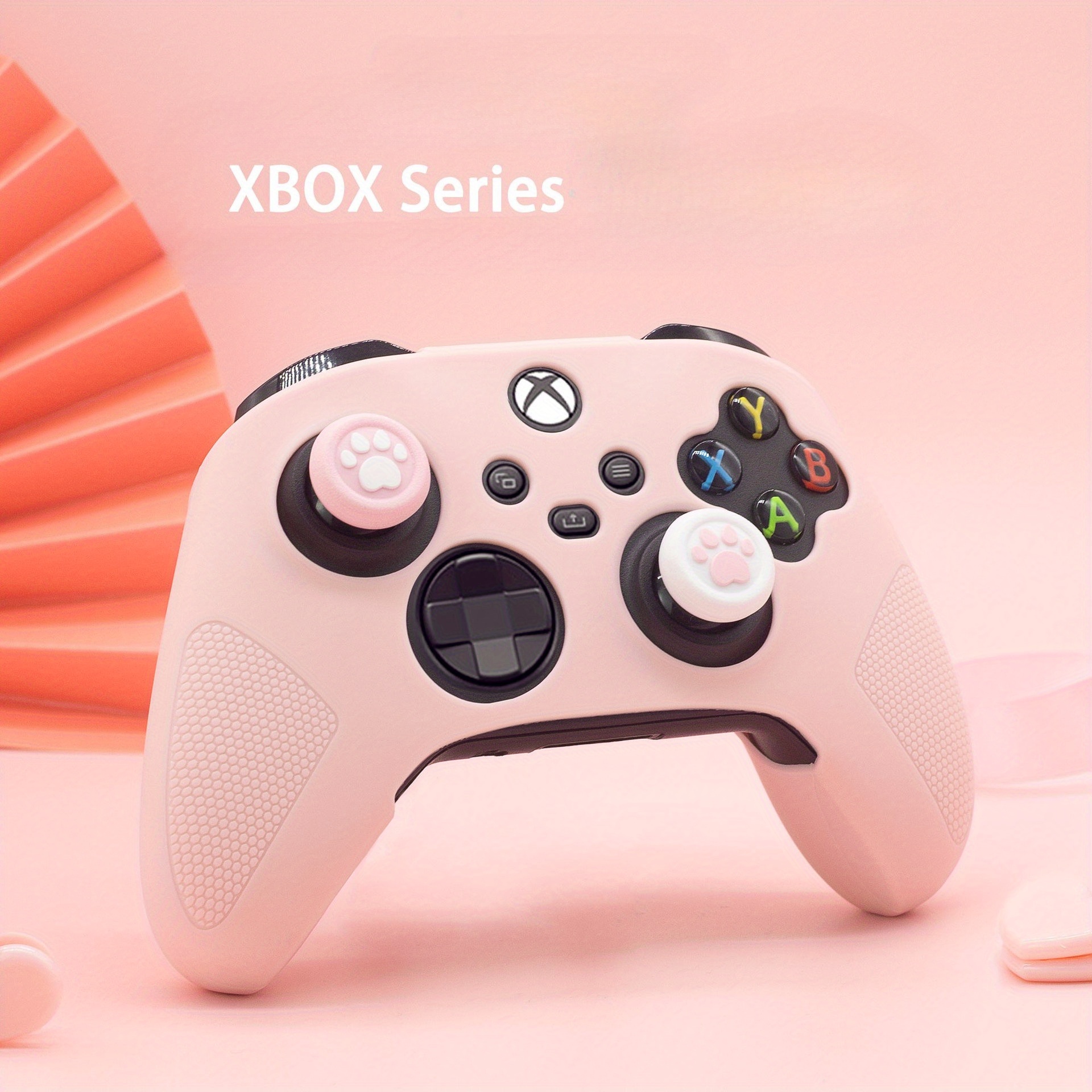 E-shop Für Game Controller Silikonhülle, Mädchen Pink Schutzhülle, für Skin Hülle, Geeignet für SERIES Controller Anti-Rutsch Silikonhülle mit
