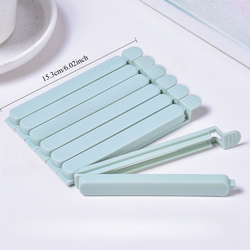 3pcs silicone food bag sealing clips moisture proof and dust proof reusable suitable for   snack packaging bags large size kitchen storage accessories Product details 2