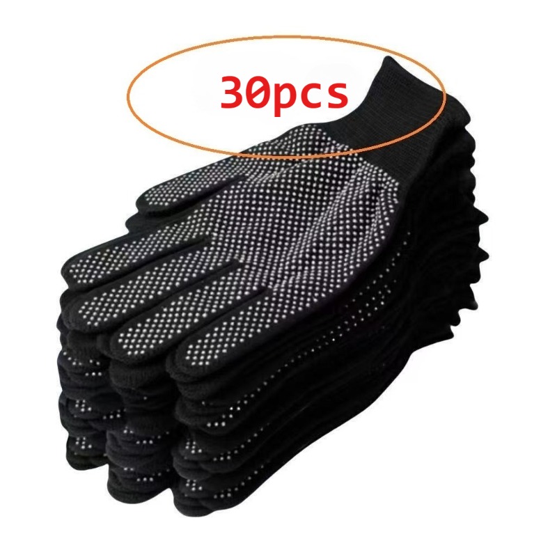 TEMU Set da 30 pezzi di 15 di guanti in nylon con design a , guanti universali per interni/esterni, , traspiranti e elastici, unisex taglia unica,