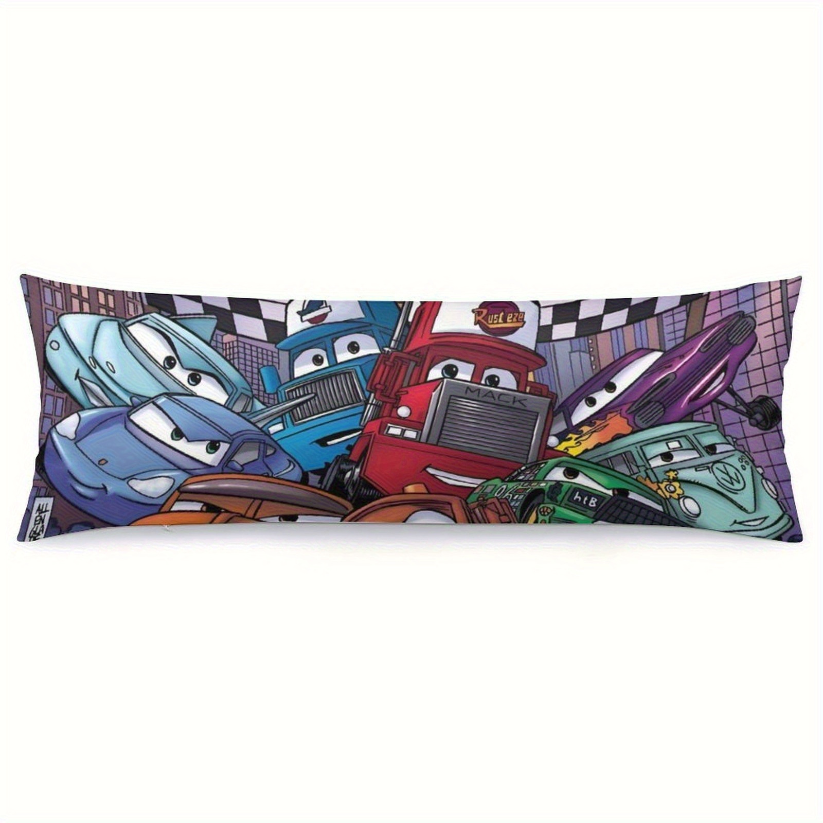   cars   body pillow cover double sided printed 50 8x137 16cm soft microfiber bed pillowcase with zipper closure machine washable for bedroom sofa couch decor   design comfortable decorative pillows for bed   room decor zipper pillowcase durable pillowcase Product details 5