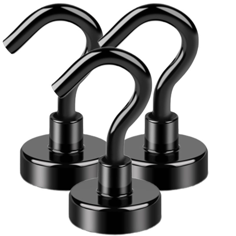 TEMU 2026-3pcs Magnetic Utility Hooks, Refrigerator Magnets, Magnets, Magnetic Hooks, Heavy-duty Magnetic Hooks, Suitable For Kitchen, Garage, Cruise