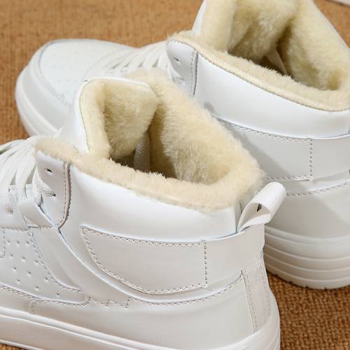 winter christmas gift men women couple matching warm lightweight shock absorbing athletic shoes casual all match trendy couple style running shoes