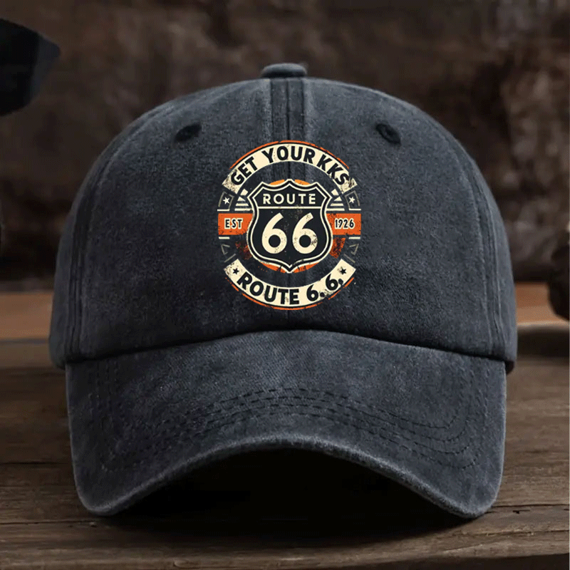 E-shop 1 Baseball Cap in verstellbarer Größe 66 mit Aufdruck, Vintage Dad Hat, lässige Outdoor-Hut
