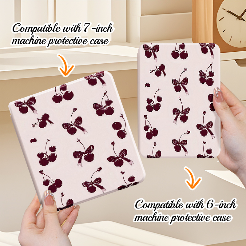 TEMU 1pc Multicolor Painted E-reader Cover , Compatible With E-book Reader Colored Protective Cases: 7-inch (libra Color 2024/ Libra 2) & 6-inch