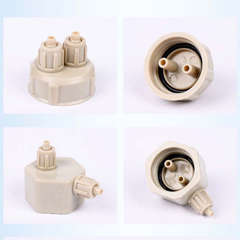TEMU 4pcs Quick-connect Bottle Caps Abs Uncharged Co2 Generator Reactor - Healthy Environment, Plant Growth, Oxygen-rich Water For Fish - , Durable