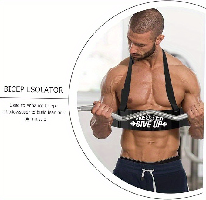 rvetee mens adjustable bicep training belt assist bar Temu Australia