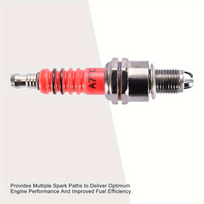 a7tc spark plug 3 electrodes suitable 50cc 110 - Temu Mauritius