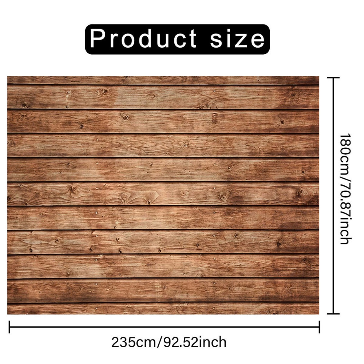 TEMU A 2d Flat Banner, 1pc Rustic Charm Large Background Banner For Parties, Perfect For Intimate Gatherings, Celebrations, Family , And Event Decor,
