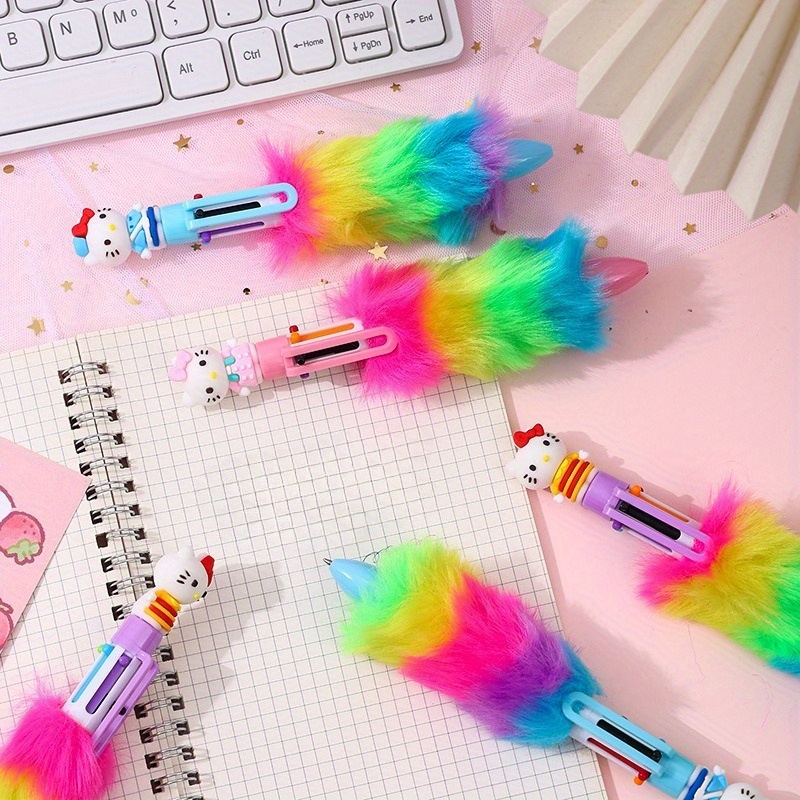 36 for   cartoon cute   6-  ballpoint pen set - retractable, fine point, durable plastic, ideal for students & office use, student stationery gift|  desig urable plastic pen, for   accessories Product details 2