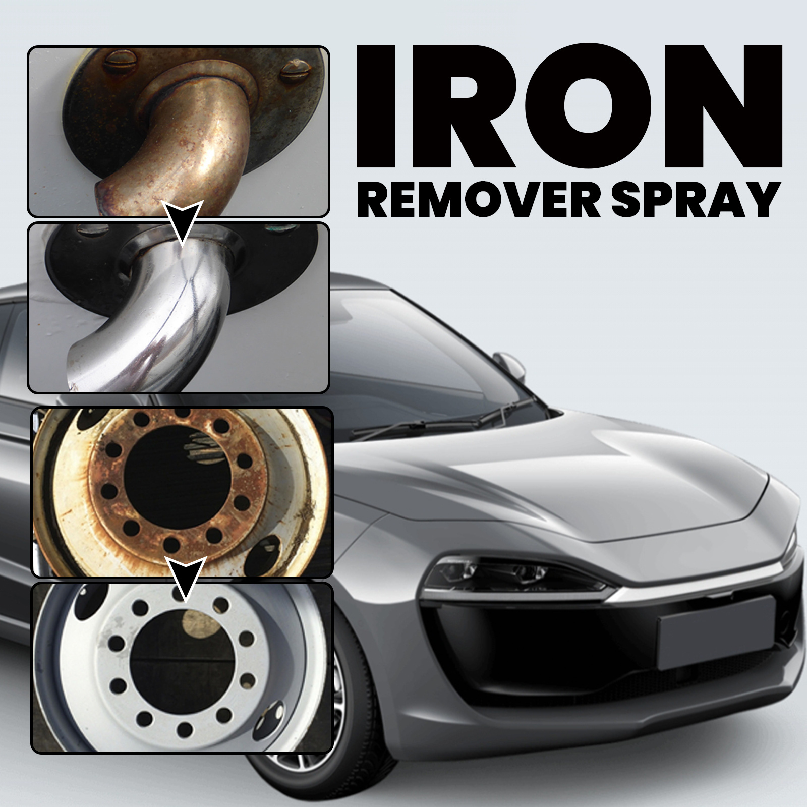 2pcs 120ml 4oz effective iron remover car detailing   spray rim and brake cleaner for deep cleaning details 1