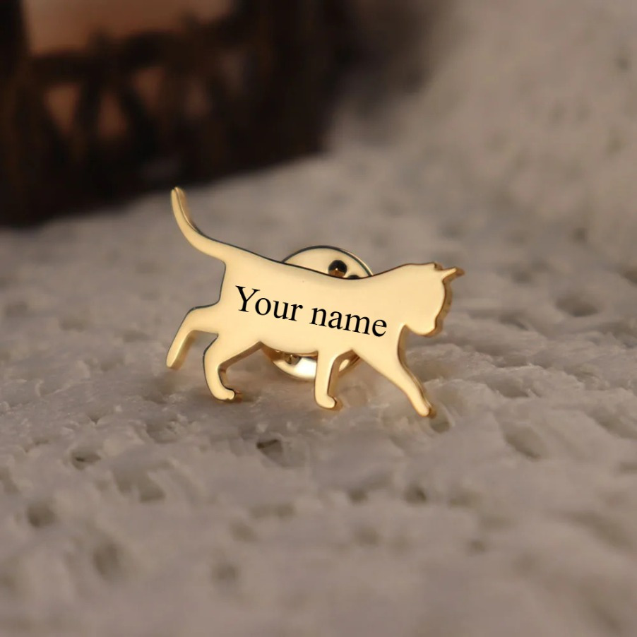 TEMU Personalized Brooch, Suitable For Daily Wear And Gifting, Ideal For , Elegant And Fashionable, , Holiday Gift, Valentine's Gift, Trendy Fashion