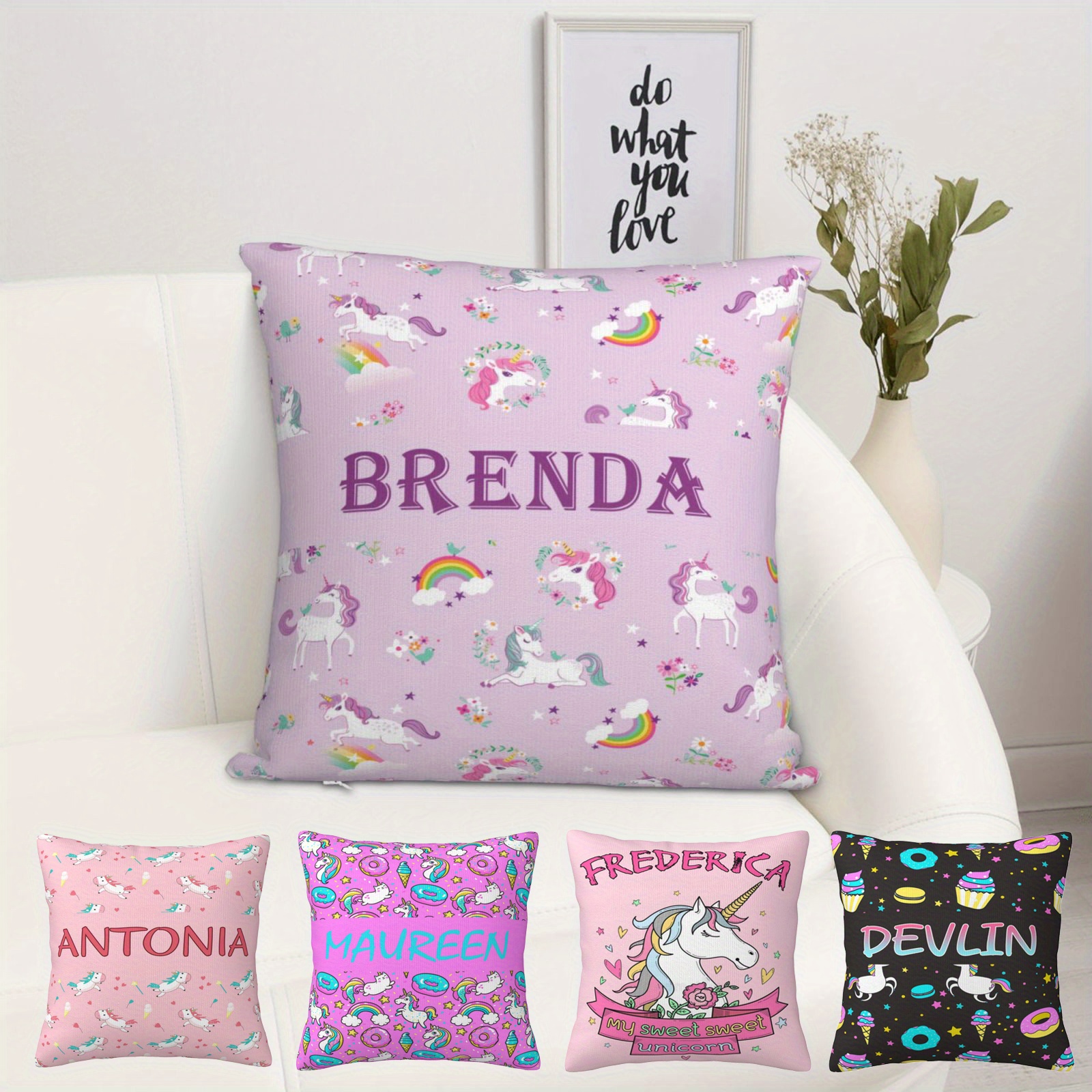 

Decorative , Double- , Zippered Polyester For Sofa, Bed, - Personalized For Birthdays, Christmas (1pc, )