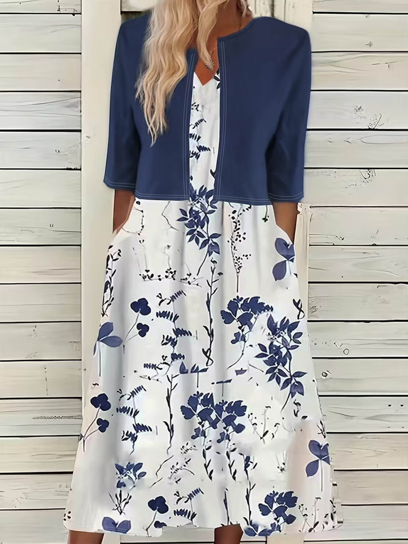 ivory and blue bridesmaid dresses Zapakasa Women White Blue Flower Corset Long Bridesmaid Dress Off The  Shoulder A-Line Wedding Party Dress with Slit