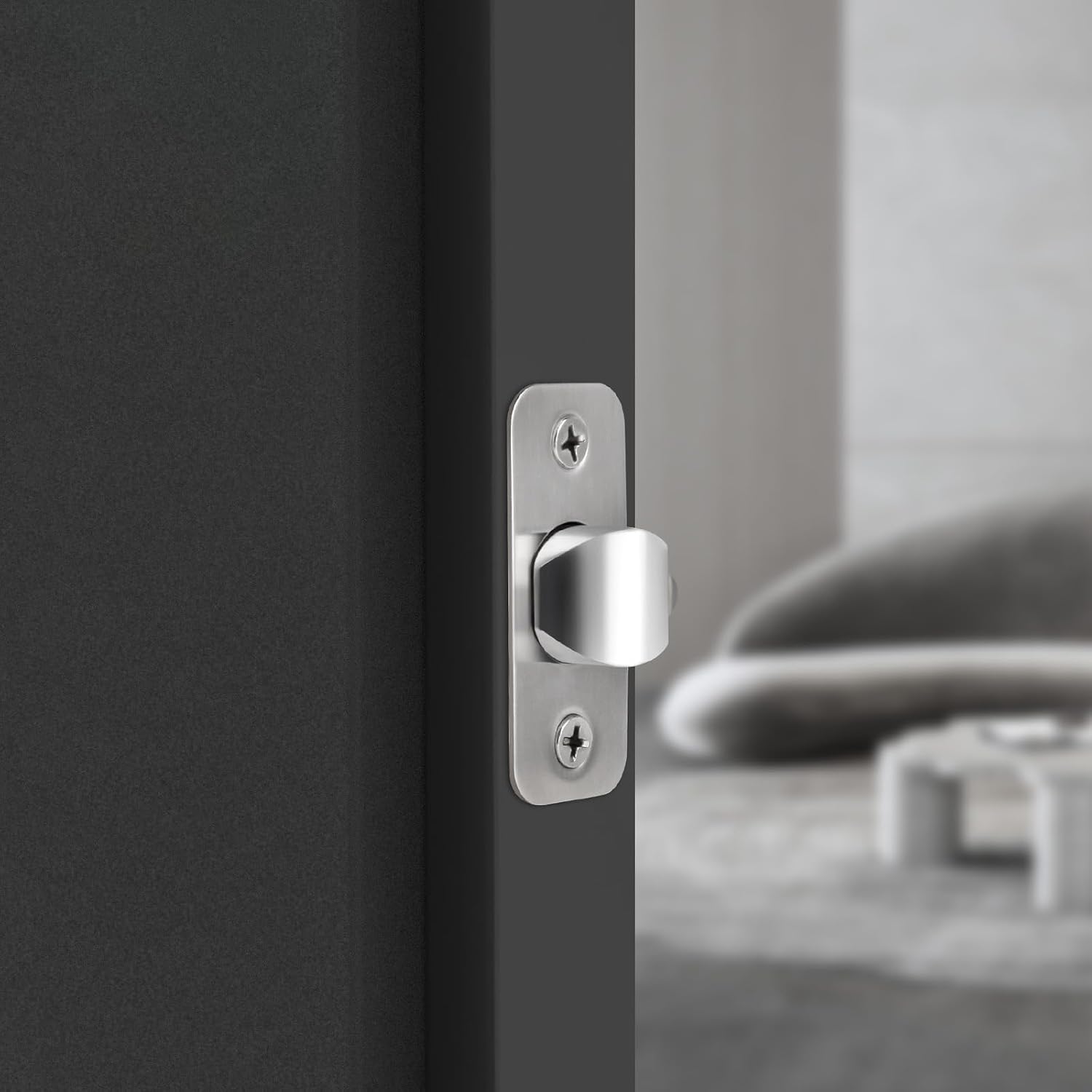 Adjustable Deadlatch Keyed Entry Door Lock with 45° Turning Angle