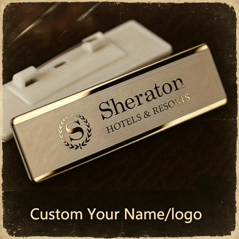 TEMU Multilingual Support Personalized Name Tags For Office/school/hotel/company/hospital And Other , Including Various Names, Positions, And Company
