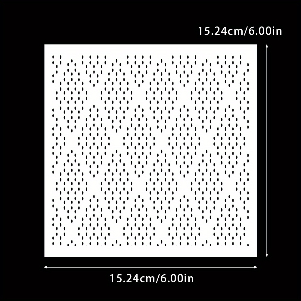i enjoy using this handmade stencil shaped like a diamond its   painting on     such as wood tile paper fabric floors and walls ideal for projects scrapbooking card making and other crafts    