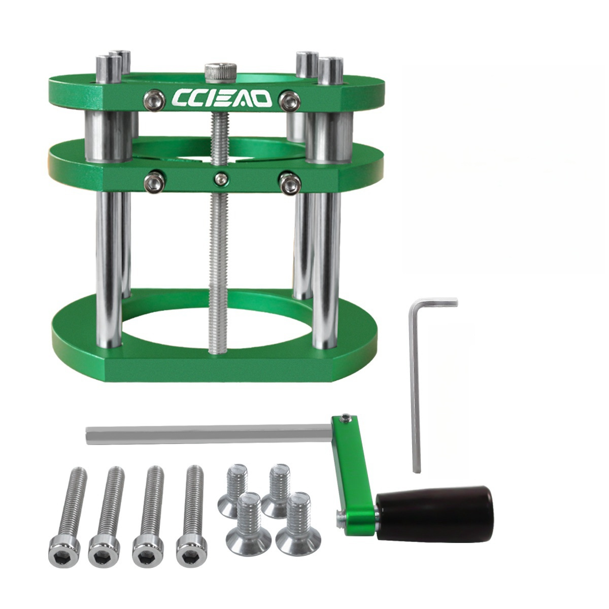 Upgreded Router Table Lifting Base, Router Lift For 65mm Diameter Motors, 4 Jaw Lifting Jack Platform Clamping Router Table Lifting System