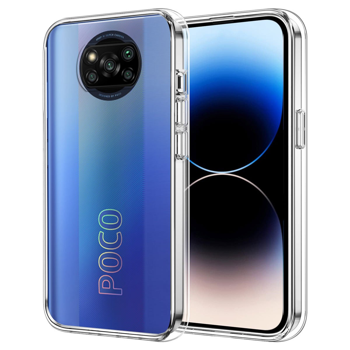 

A Protective Case Suitable For Xiaomi Poco X3/x3 Pro/x3 Nfc, Featuring A Flexible And Shock-resistant Design That Offers Full Protection Against Scratches (transparent).