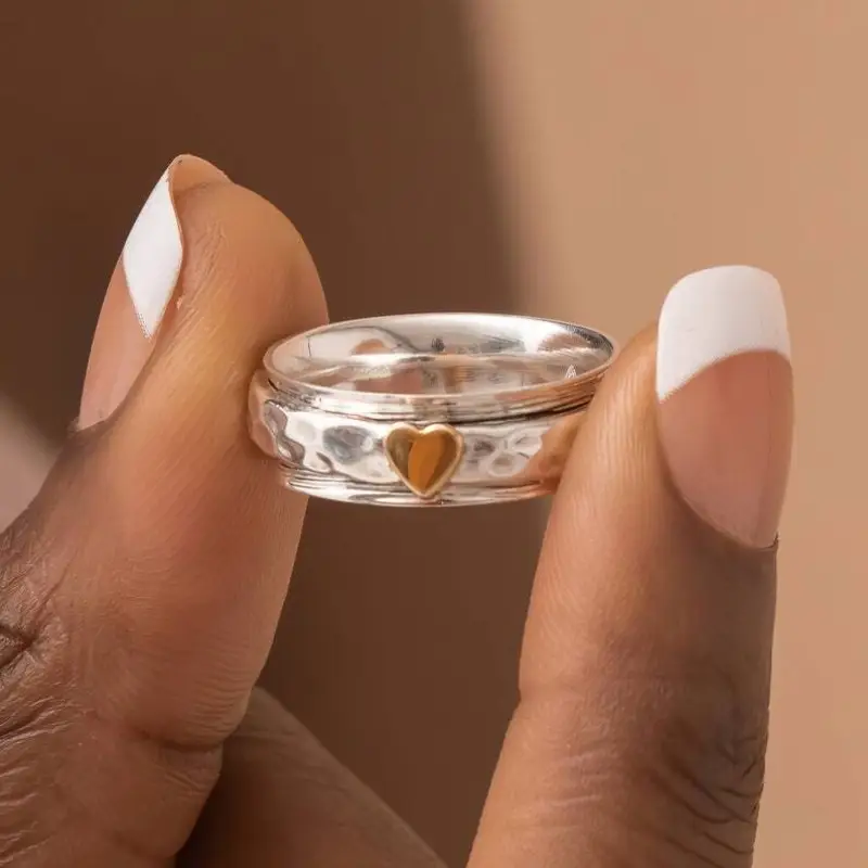 of fashionable simple and exquisite womens ring rotatable very suitable for parties banquets valentines day christmas and birthdays anniversary wear Product details 0
