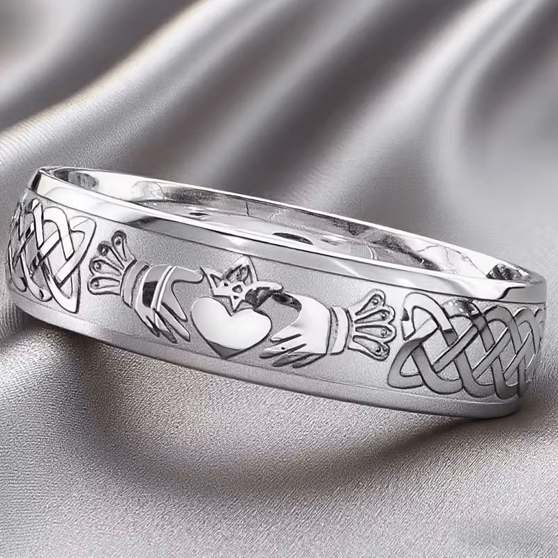 TEMU 1 Bague Nœud - Bijou Élégant Éternel, Unisexe, pour les Anniversaires, la Saint-Valentin et Noël - Bague Durable pour et les Occasions Formelles
