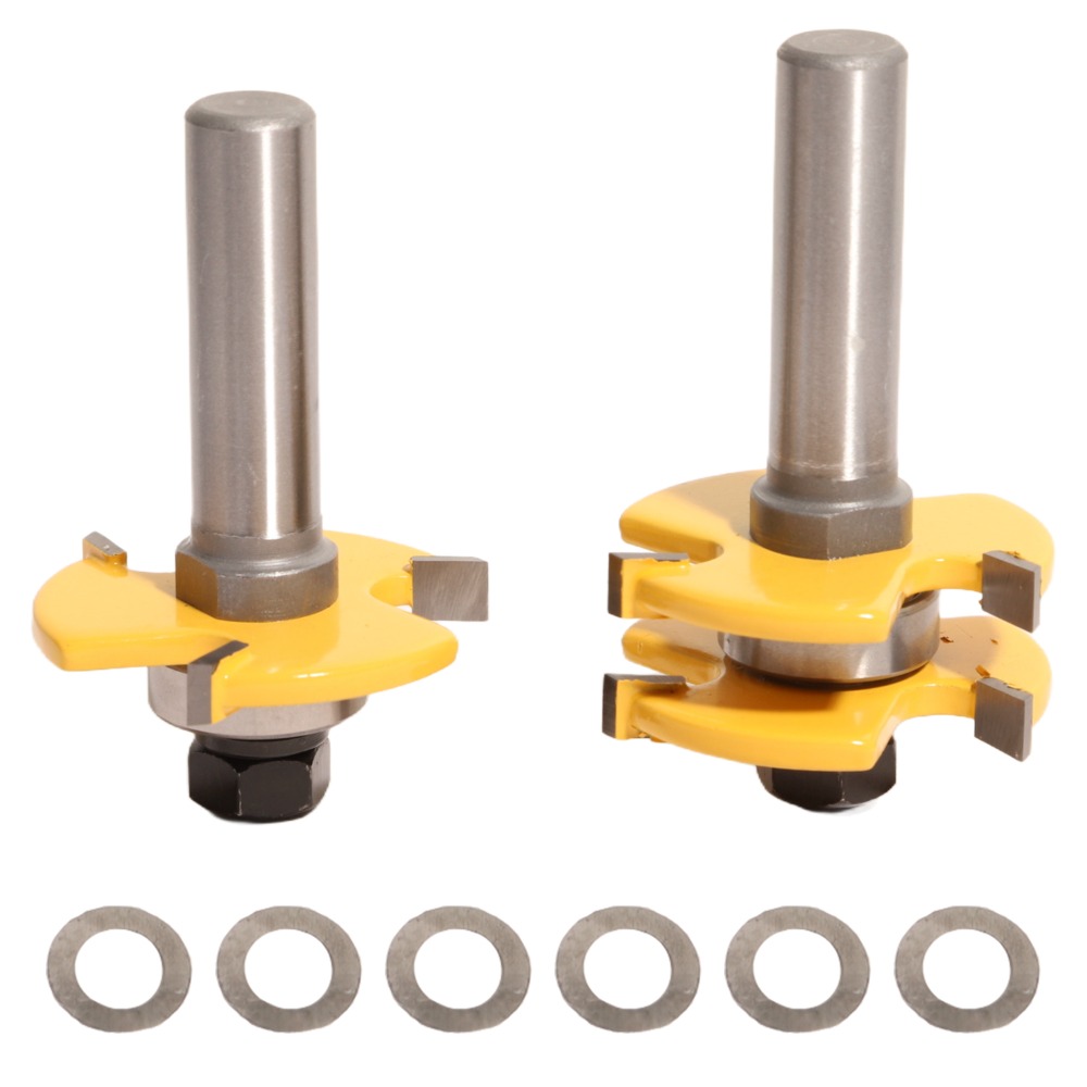 Zree T-type Router Bit With Triple Flute, Made Of, Designed For Woodworking