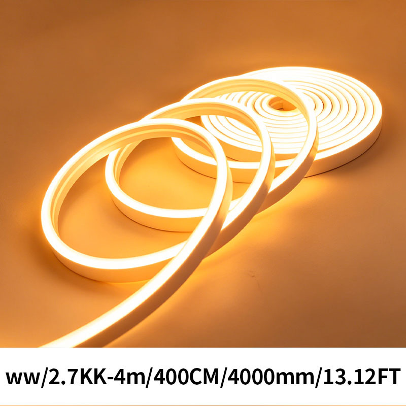 warm white ambient neon led strip   control     flexible usb light ip 67 waterproof neon lamp self   and cuttable   bedroom living room stage cabinet kitchen and diy lighting decor