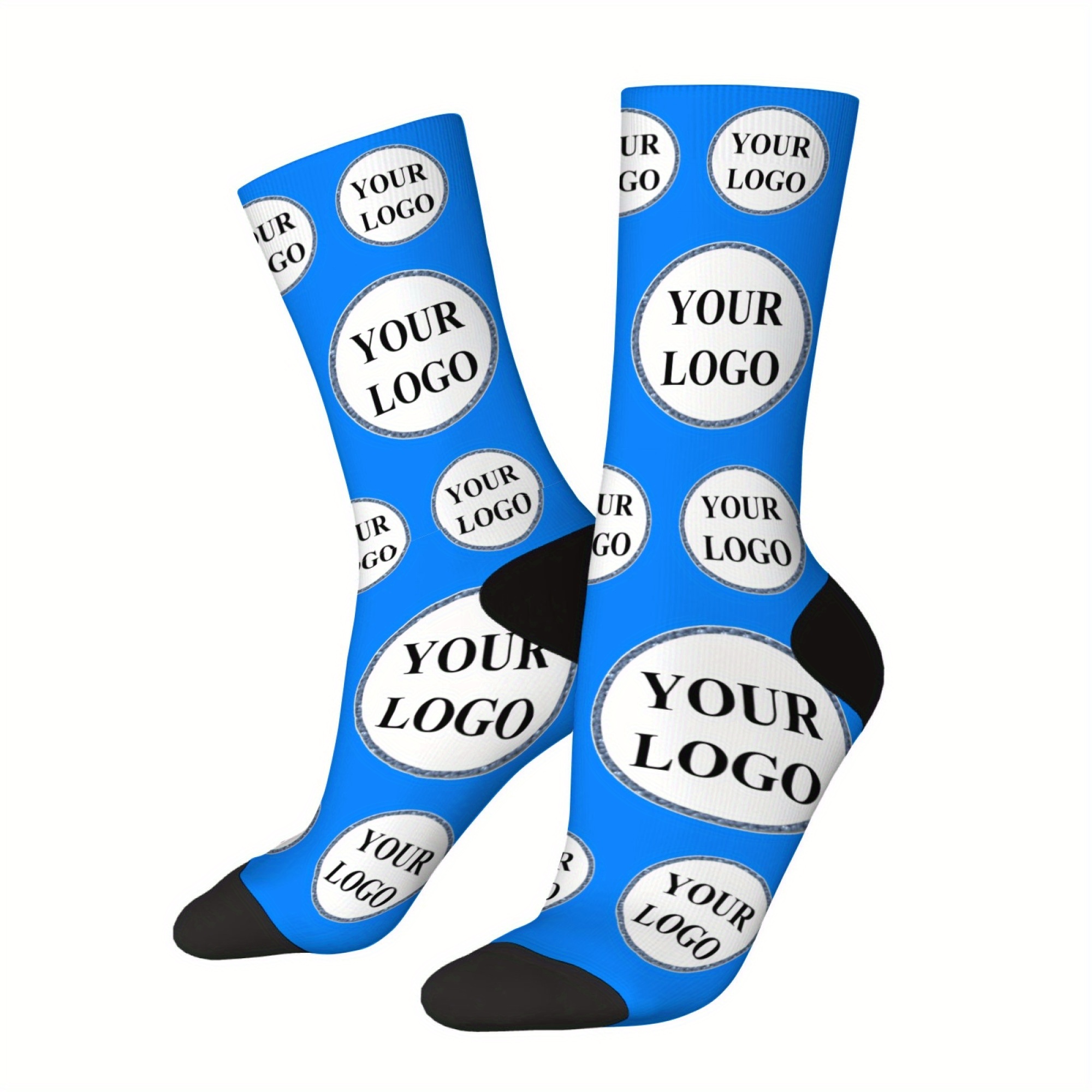 TEMU Custom Face Socks, Personalized Funny Gift Socks With Photo Customized, Novelty Trendy Crew Party Present Socks For Men Women