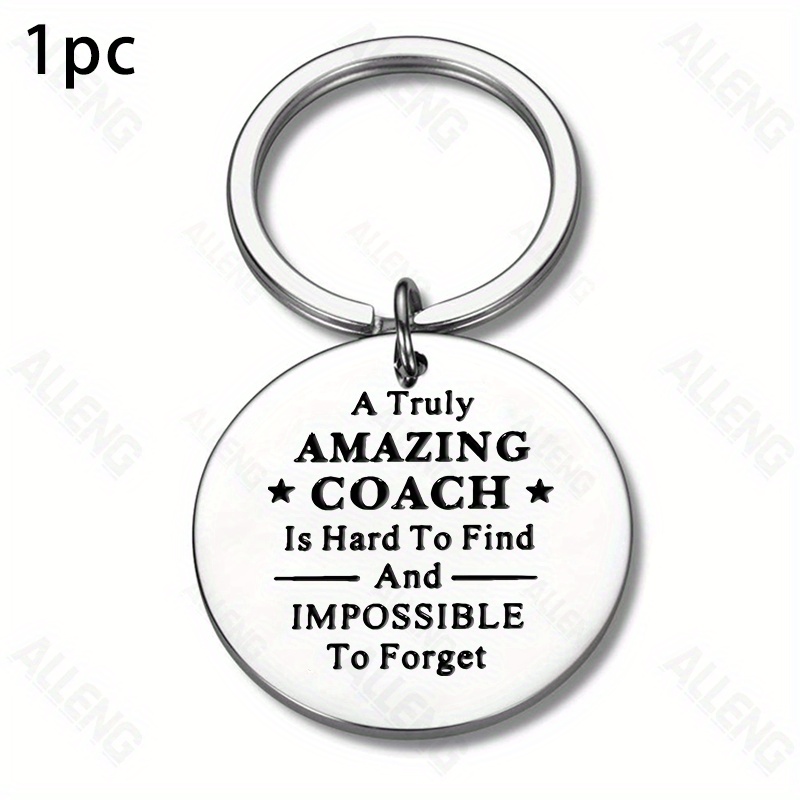 TEMU 1pc Alleng Stainless Steel Appreciation Keychain - You For , , , Swim, , , - , Retirement, For