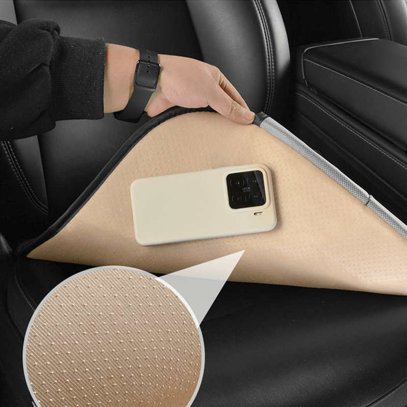 edge wrapping comfortable car front seat covers seat protectors anti slip   seat cushion covers for auto with faux leather Product details 6