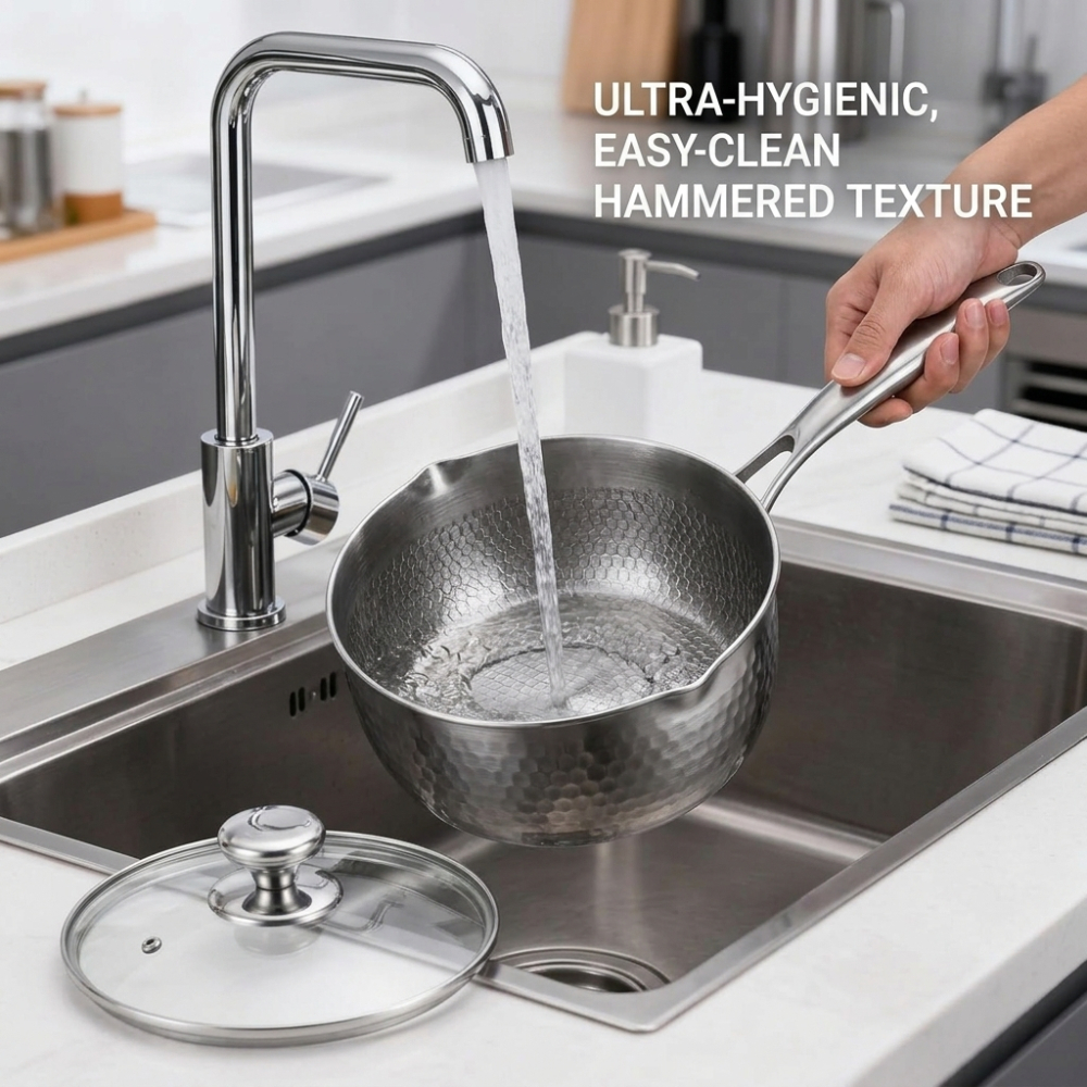 Non-Stick Titanium Saucepan with Lid