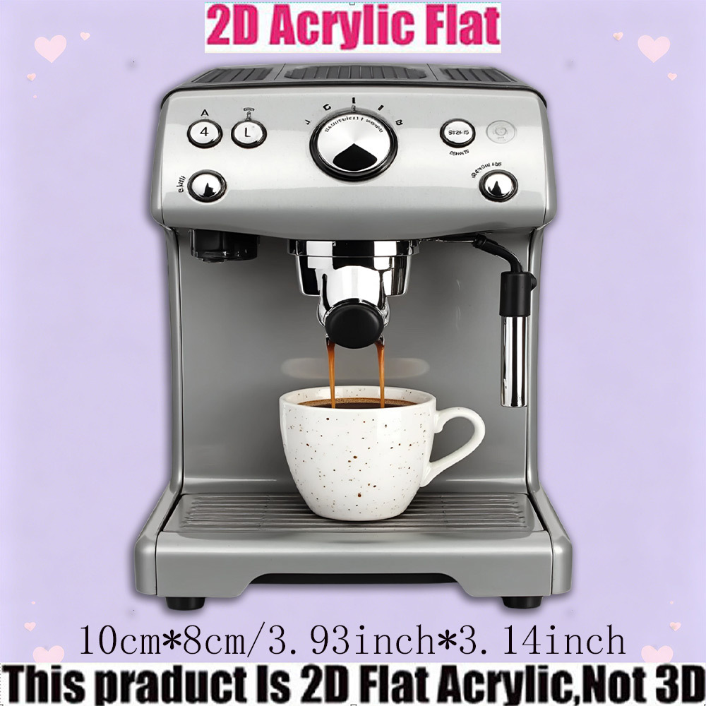 TEMU 1 pz Magnete da Frigo Rettangolare in Acrilico Durevole con Base, come Decorazione, Regali di Compleanno e Festivit�, per Foto, Appunti - Design