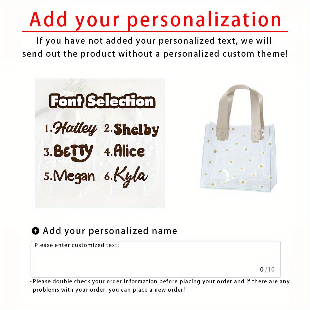 TEMU Customized Name Gift Bag, Personalized Bridesmaid Gift Bag, Birthday Gift Bag, Wedding Gift Bag, Personalized Gift Bag, 's Gift, Gift, Birthday