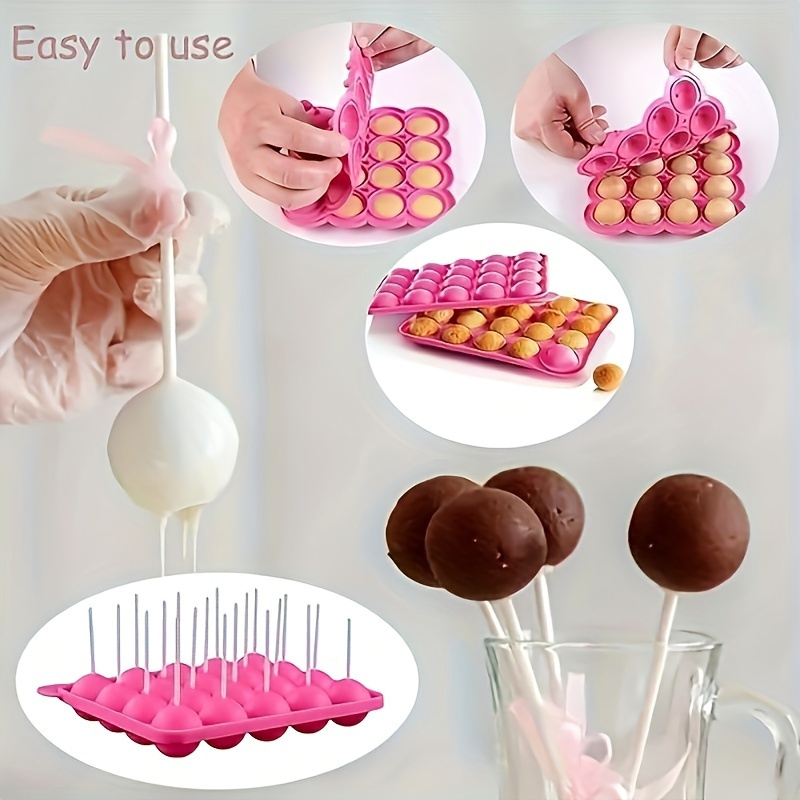 round silicone mold cakes lollipops cupcakes perfect making