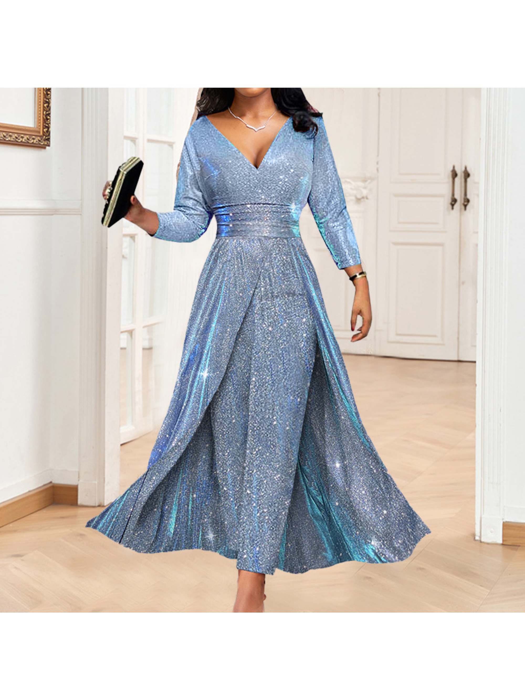 sachin and babi light blue dress formal gowns and evening dresses sold on Temu United States main image 1