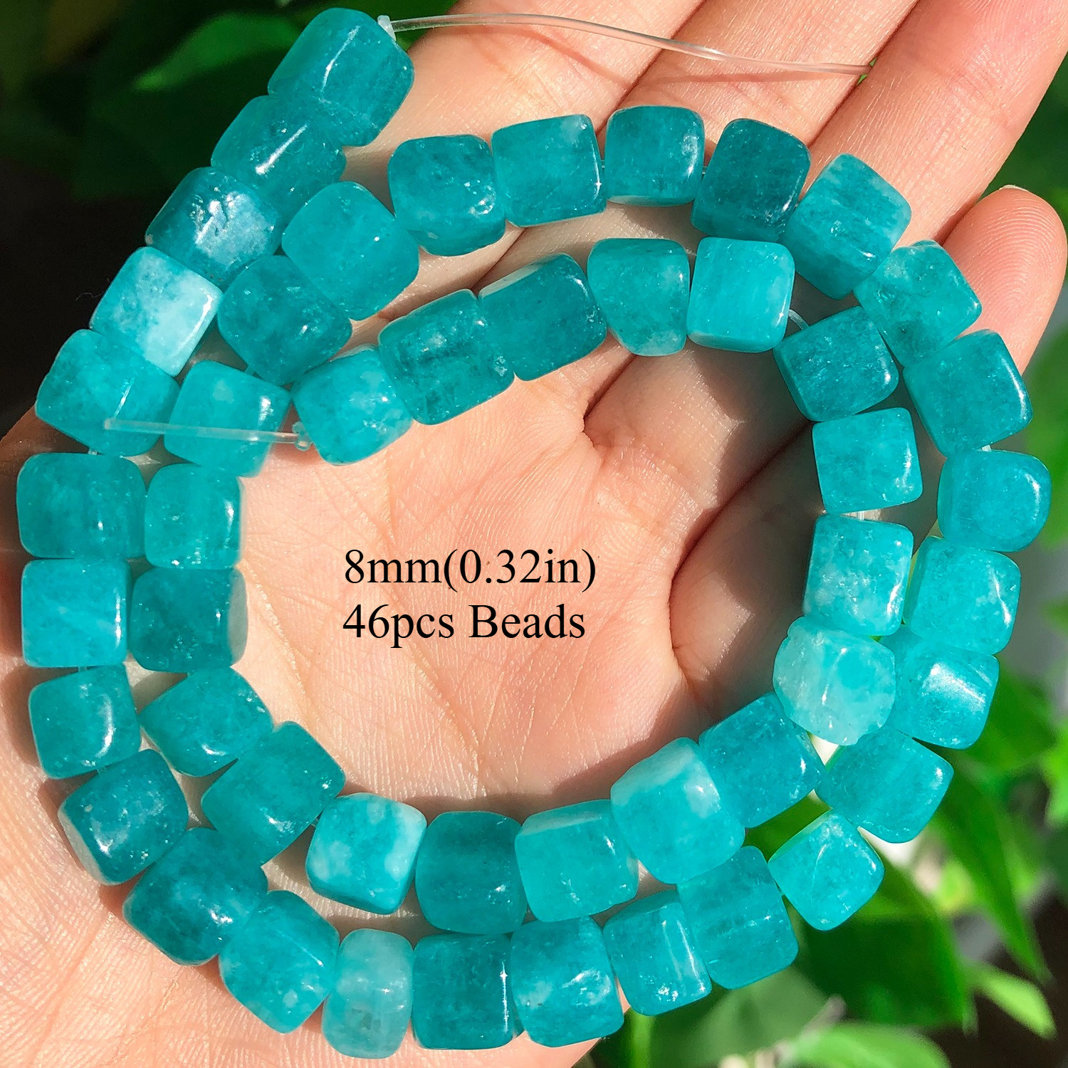 8mm Aa Natural Stone Cube Amethyst Peridot Crystal Quartz Gorgeous Square Loose Spacer Beads For Jewelry Making Elegant Bracelets Necklace Earrings Additions For Women Gifts