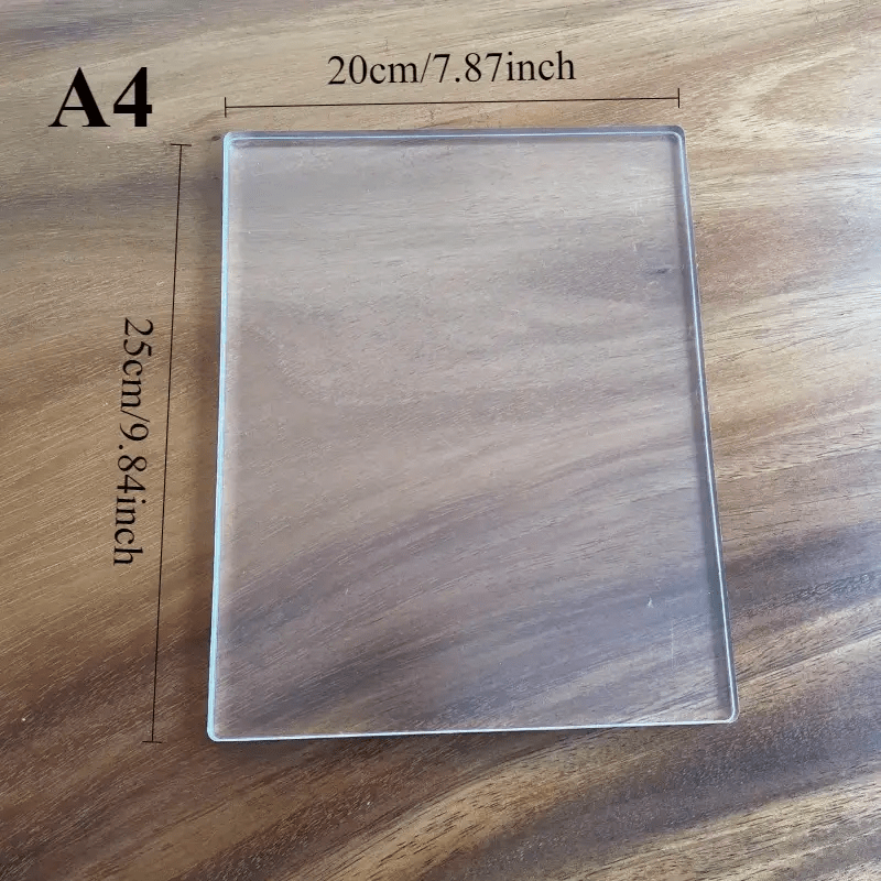 item picture reusable   printing plate clear and transparent suitable for artists to stamp multiple times durable and flexible   creative printmaking projects and craft materials intricate pattern embossing high quality  