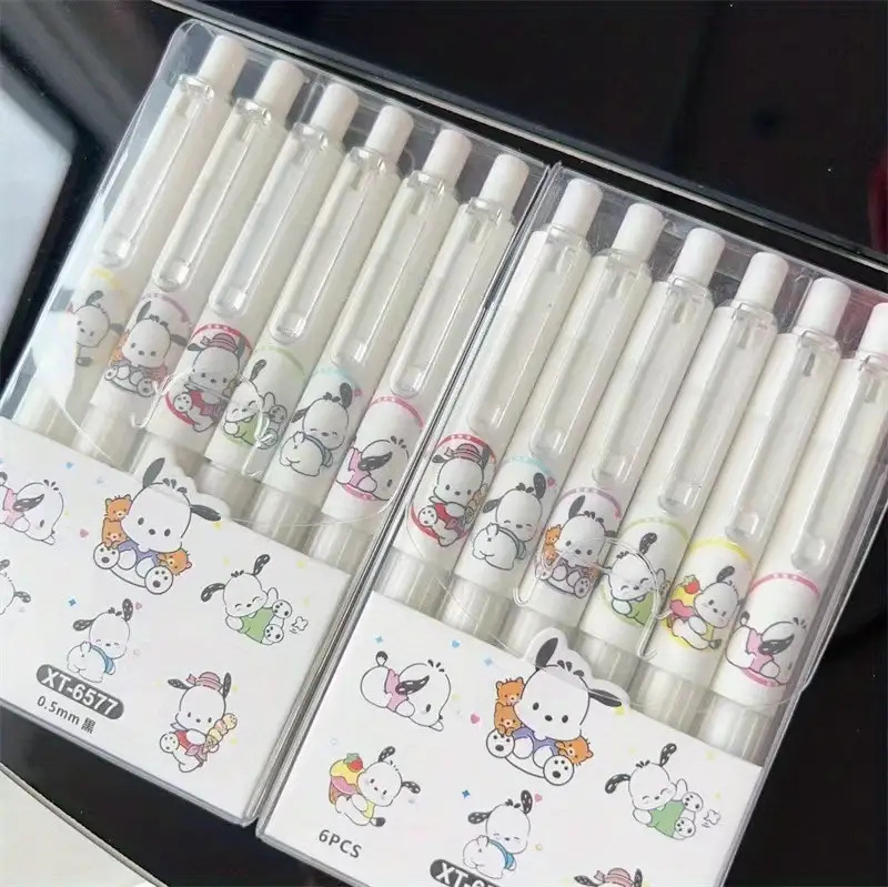 y2      gift set-   gel ink pens, 0.5mm fine point, plastic body with cute cartoon design, ideal for students& exams(pack of xt0057, xt0057, xt0057), christmas, pastel gel pens, cute pencils, for   pens, pens set, school supplies, exam pens,   stationery, kawaii design, smooth writing, durable plastic, retractable pen, fine tip pen, students gift, anime fans Product details 4