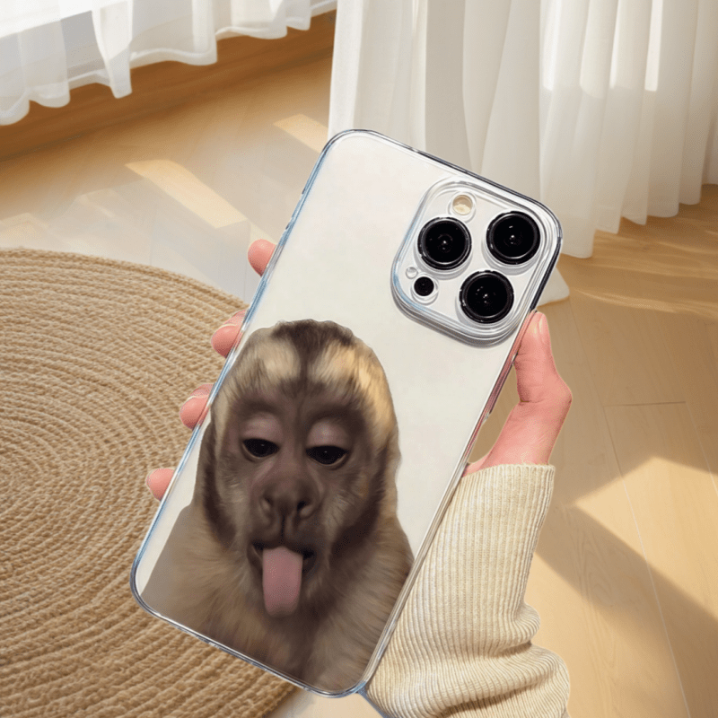 funny sticking tongue design transparent phone - Temu Denmark