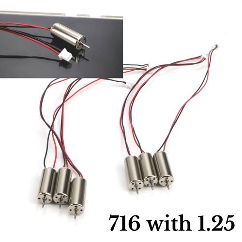 item picture 716 25 terminal wire 3 7 716 rc model hollow cup 9000kv 45000 rpm brushed motor high speed micro motor propeller accessory diy high speed hollow cup motor constructed with 7x16mm alloy material supports 3 7 4 2v wide
