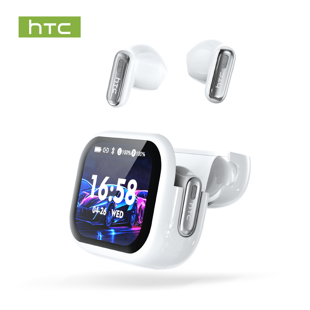 item picture htc ne68 wireless earphones tws earbuds in ear design sports headphones call noise cancellation ai translator earbuds   audio hd screen picture translator 2026 new model