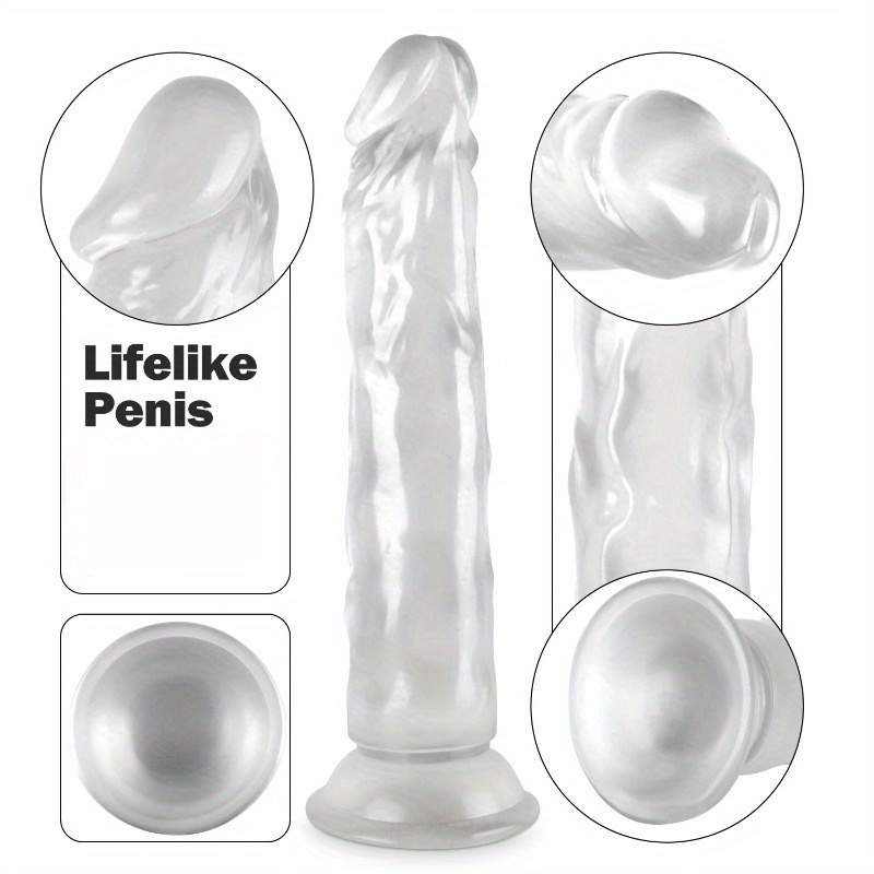 1pc premium pvc     easy clean reusable   for men and women lifelike   design with realistic texture hand wash only non electric smooth glossy finish wearable   details 1