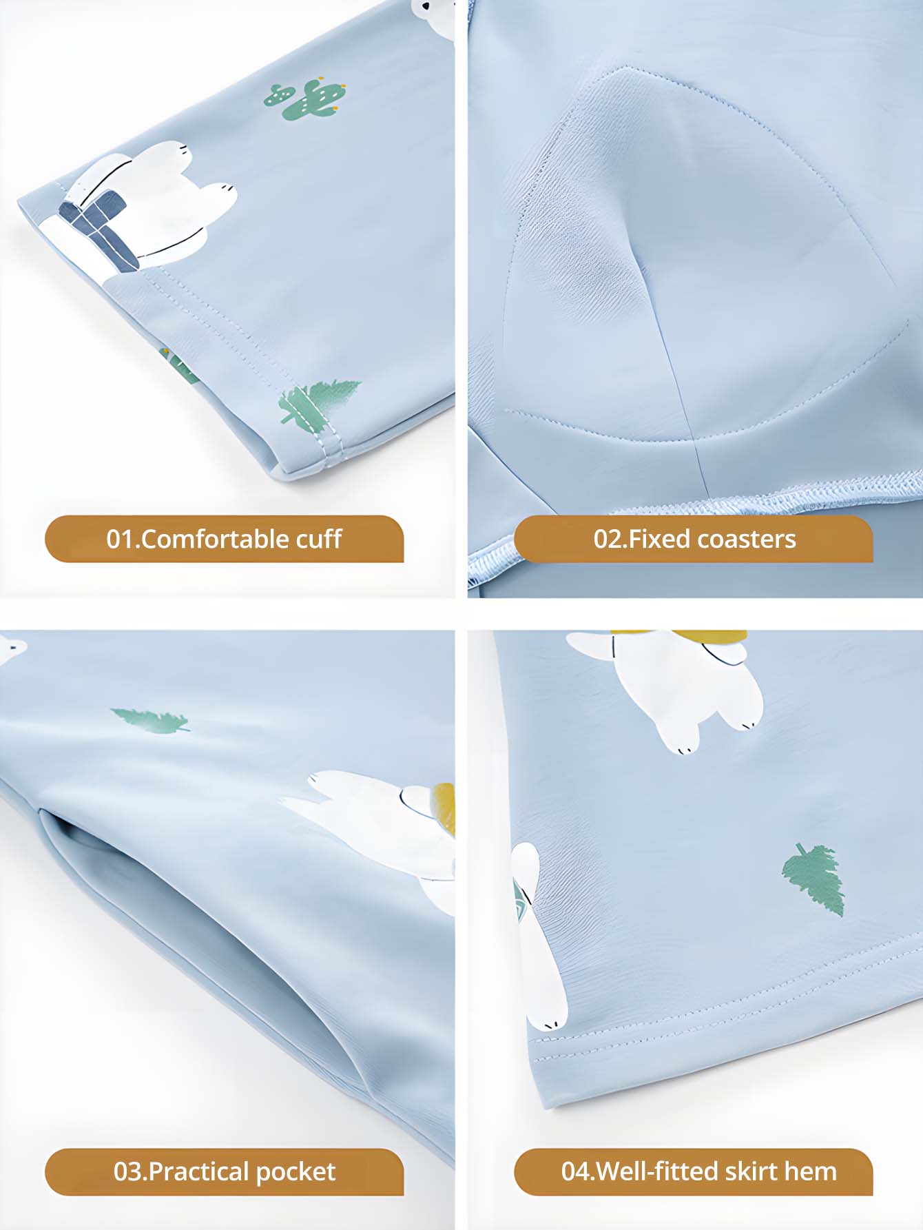 maternity nightgown with breast pad soft v neck long sleeve maternity dress for pregnancy postpartum breastfeeding cute animal cloud print loose   season   maternity clothes  able pregnancy wear   maternity design medium   fabric Product details 20