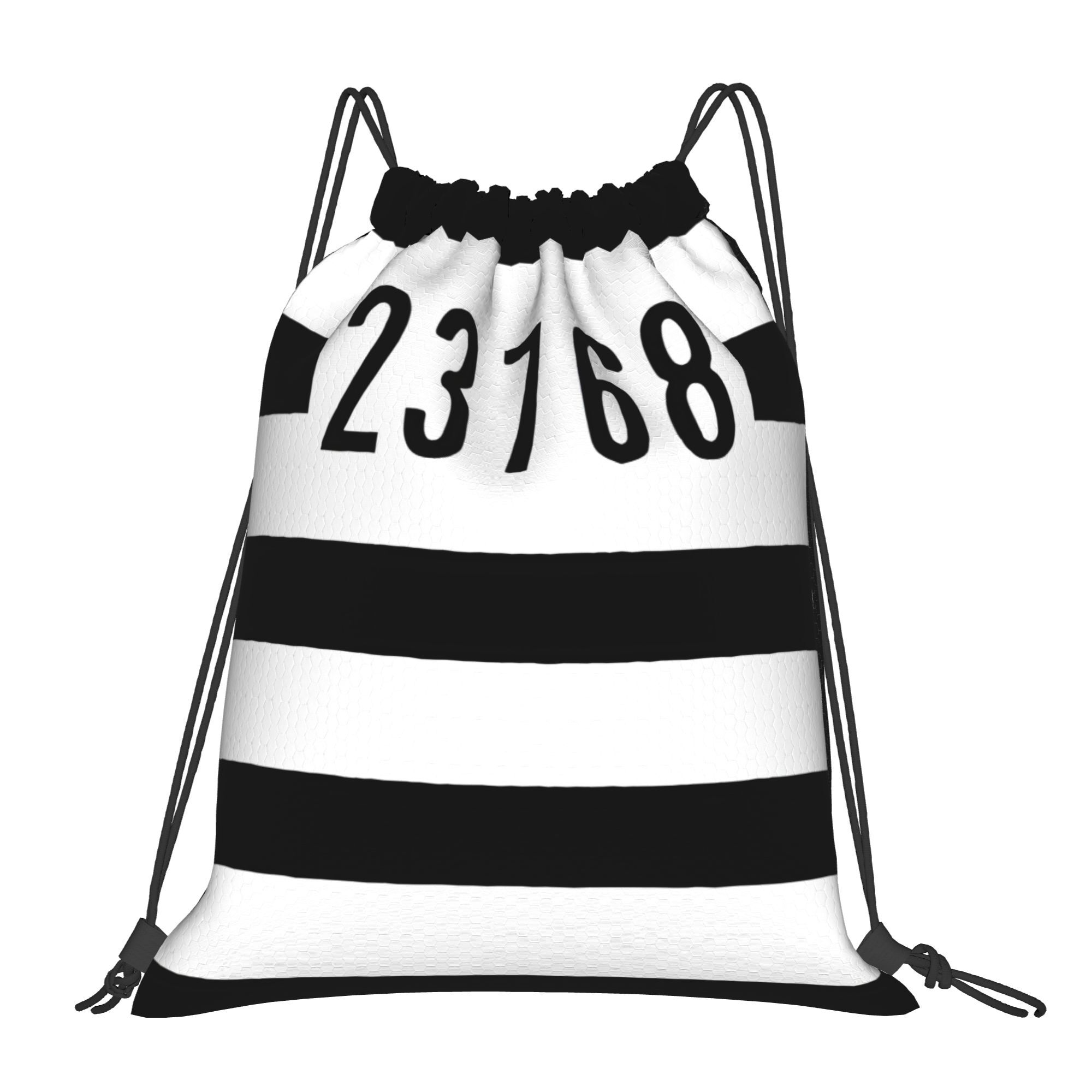 TEMU Prisoner 23768 Camping Outdoor Sports Cycling Hiking Fitness Fashionable And Versatile Unisex Printed Drawstring Bags