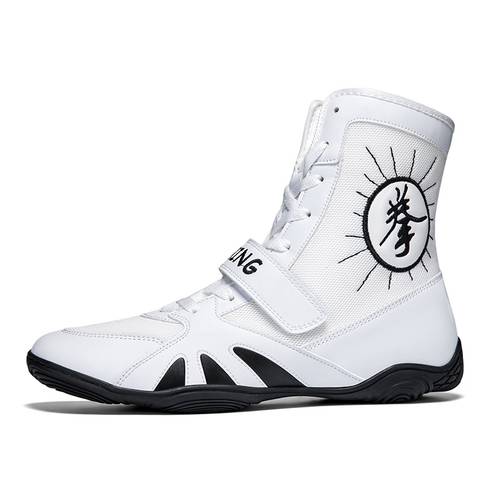 sneakers mens boxing shoes 2026 professional high top anti slip combat fighting training shoes
